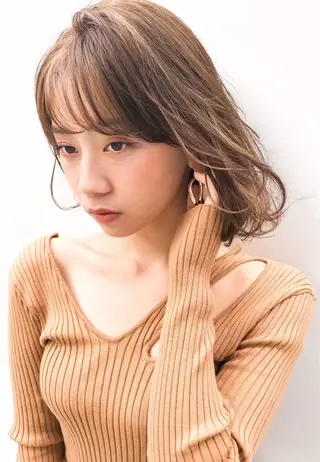 ミディアム 髪質改善/レイヤー/ ショート/koshiのヘアスタイル