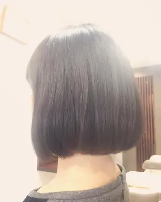 ミディアム 菊池 邦之のヘアスタイル