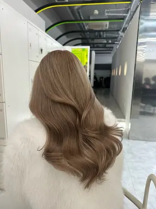 カラー 透明感ベージュ🎀 Anju/渋谷🎀のヘアスタイル