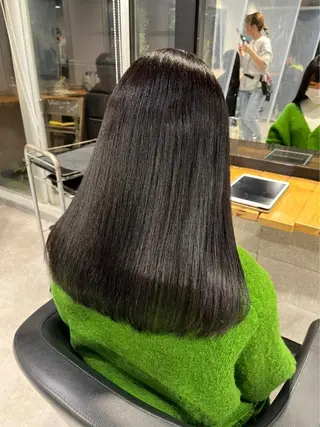 ロング NANAMI🩵 大人可愛い韓国ヘアのヘアスタイル