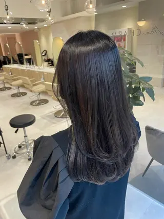 ロング ブリーチなし/透明感 カラー🕊️坂入上総のヘアスタイル