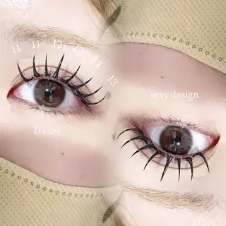 マツエク・マツパ Sacco 栄店 草田のマツエク・マツパデザイン