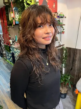 ロング カラーパティシエ facce🌼ikoのヘアスタイル