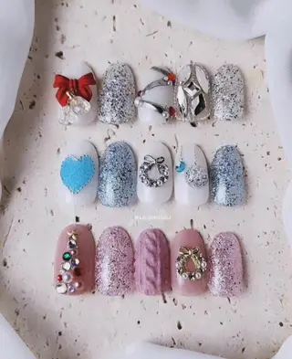 ネイル 3dパーツ/流行り 👧shushu❤️のネイルデザイン