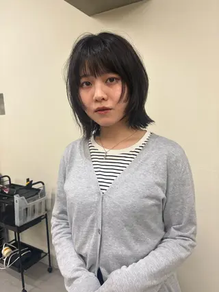 ミディアム natsuki /HUIのヘアスタイル