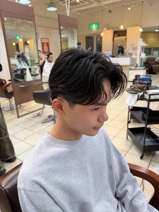 ショート パーマ スパイキーショート/ メンズパーマ/関内涼のヘアスタイル