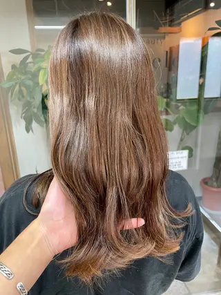 ロング カラー 髪質改善/ブリーチ 田代 龍我のヘアスタイル