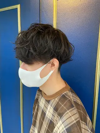 ミディアム パーマ レイヤー💧艶髪 💧Syotaのヘアスタイル