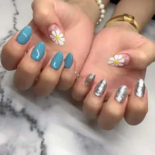 ロング カラー ヘアアレンジ キッズ ネイル マツエク・マツパ 福田 加奈のネイルデザイン