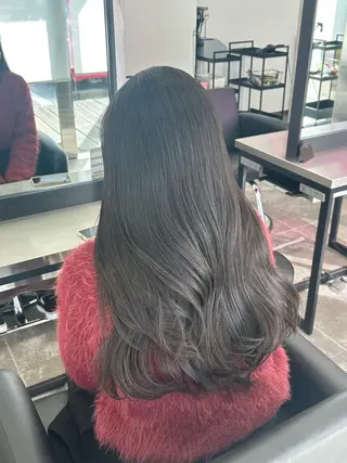 ロング 菊池 梨麻のヘアスタイル