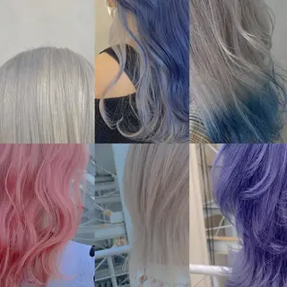 セミロング カラー 🦋レイヤーカット ミドリカワ🦋のヘアスタイル