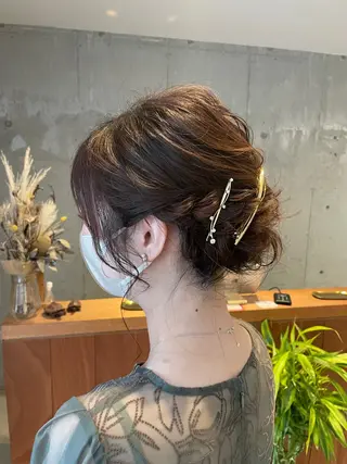ヘアアレンジ 髪の家 tikiのヘアスタイル
