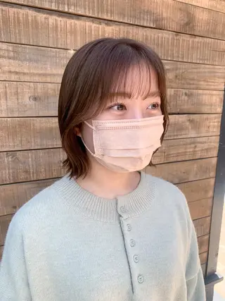 ショート カラー ヘアアレンジ yuka .のヘアスタイル