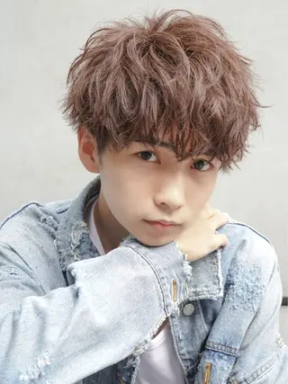ミディアム 蛯原 興輝のヘアスタイル