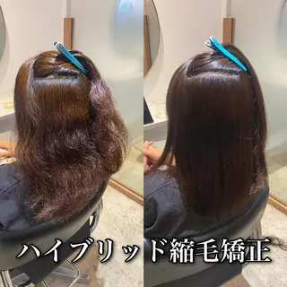 ロング カラー パーマ ブリーチ縮毛矯正/ デサキ ショウヘイのヘアスタイル