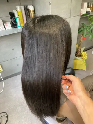 ロング 髪質改善☺︎縮毛矯正 ふじい まりんのヘアスタイル