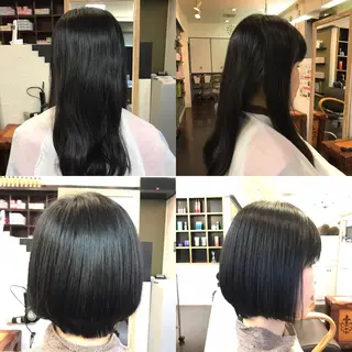 ショート セミロング 前之園 ひかるのヘアスタイル
