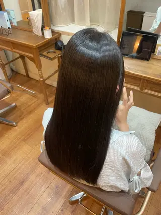 ロング うる艶レイヤー/ 店長💎まな💎のヘアスタイル