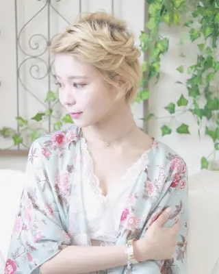 ショート ヘアアレンジ 柳澤 興輝のヘアスタイル