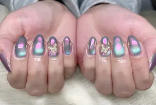 ネイル アヤメネイル 最新チップスカルプのネイルデザイン