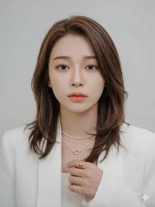 ミディアム ミディアムモデル 募集中/村上廉のヘアスタイル