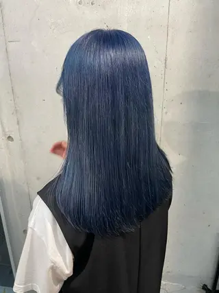 セミロング カラー SHOTO ハイトー ン/ブロンドカラーのヘアスタイル