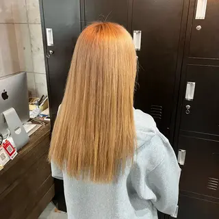セミロング 🌈カラー特化 ハイトーンけいと🌈のヘアスタイル