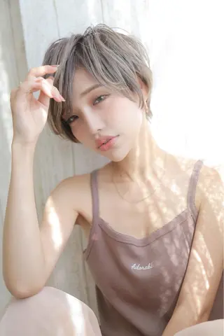 ショート ブリーチ.バレイヤー ジュ.REAL心斎橋のヘアスタイル