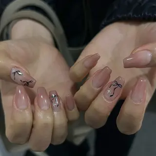 ネイル パラあり！フィルイン 美フォルムのネイルデザイン