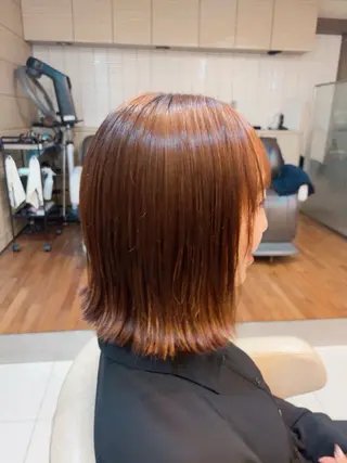 ミディアム 浅田 楓のヘアスタイル