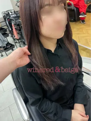 ミディアム カラー Hika.ハイトーン 髪質改善🩵ᩚ🫧のヘアスタイル