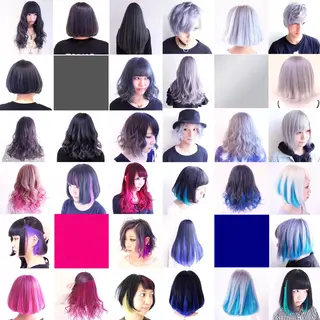 カラー 派手髪 美容師JUNのヘアスタイル