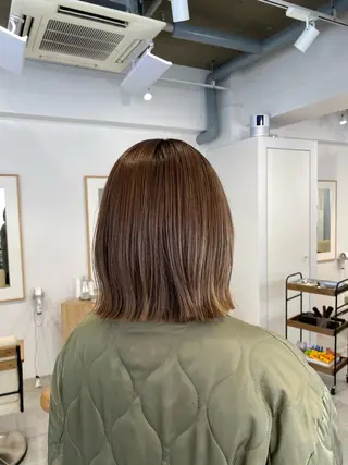 ショート ショート/ボブ/顔周 りレイヤー/RINAのヘアスタイル