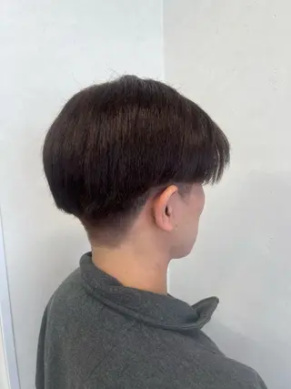 ショート カラー メンズ ボブ/透明感カラー /さちかのヘアスタイル