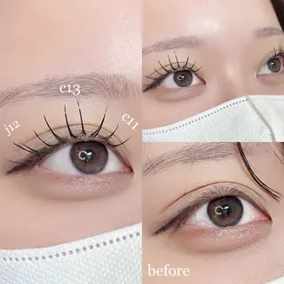 マツエク・マツパ lumi熊谷 staffのマツエク・マツパデザイン