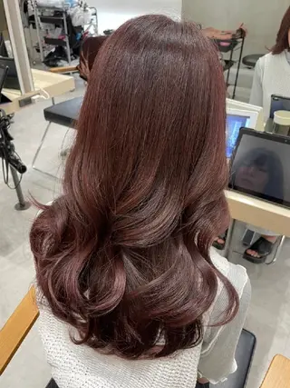 ロング カラー 髪質改善/ 上村旺武のヘアスタイル