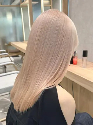 カラー 《ブリーチ/赤み消し /髪質改善》若松良樹のヘアスタイル