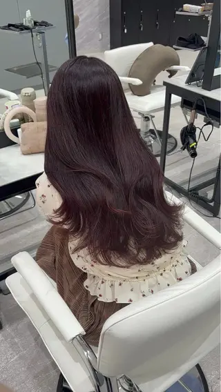 セミロング 本厚木🪅パーマ 🪅カラー🪅Aoiのヘアスタイル