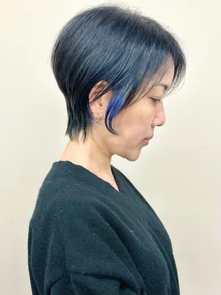 ショート ボブ/ゆるふわ ボブパーマ/とういのヘアスタイル