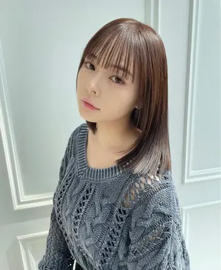 ミディアム チダアキフミ Ash大森のヘアスタイル