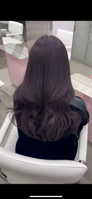 ロング minori🤎 ナチュラル韓国ヘアのヘアスタイル