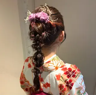 ヘアアレンジ 🦋Misaki🦋 メンズパーマ/着付けのヘアスタイル