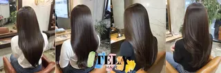 ミディアム TELAHAIR 髪質改善特化型サロンのヘアスタイル