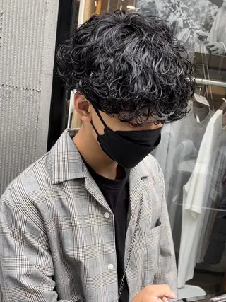 ショート パーマ メンズ SENTA✨メンズ パーマ✨fifth栄のヘアスタイル