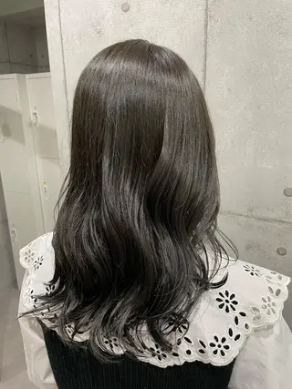 セミロング カラー ✂︎newi池袋✂︎ 長谷川寛のヘアスタイル