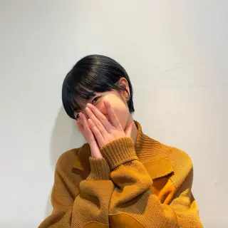 ショート カラー 表参道🌿赤み消し カラー/チナツのヘアスタイル