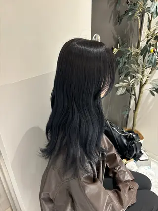 セミロング カラー aoi ♡グレージュ ・ベージュカラーのヘアスタイル
