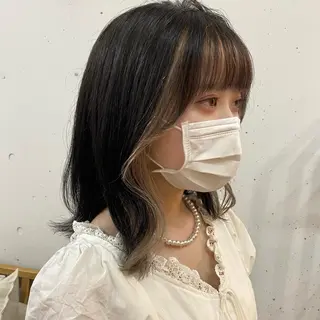 ミディアム カラー 🪭risa 暖色/レイヤー🪭のヘアスタイル