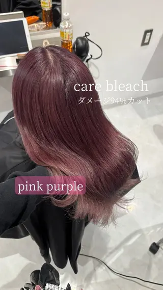 セミロング カラー 🎀透明感× 赤み消し🎀正源のヘアスタイル