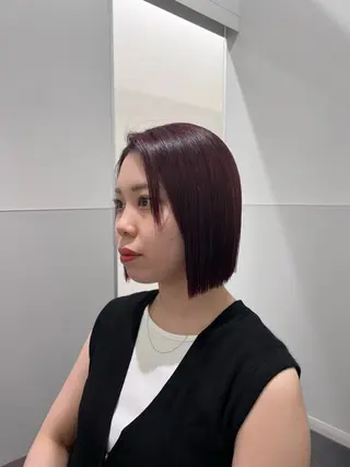 ショート カラー 渋谷/ボブ×髪質改善 輝来のヘアスタイル